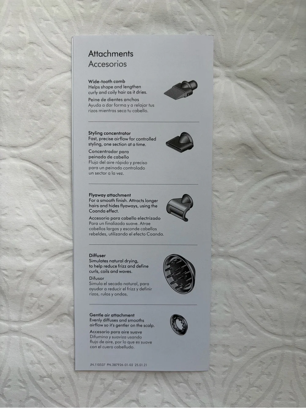 Dyson Supersonic Hair Dryer Attachments